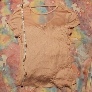 Y2K Candie's Soft Pink Short Sleeve Top